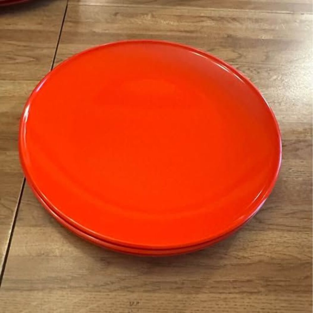 Rosti Mepal Denmark Bjørn Christensen Melamine Dinner Plates red 4x